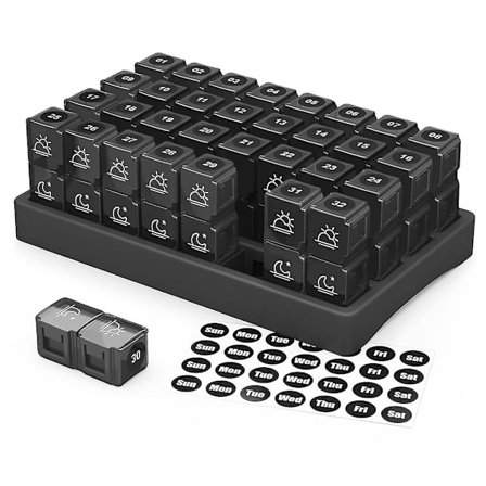 31 Dages Pilleæske Månedlig Organizer Tom Beholder Letvægts