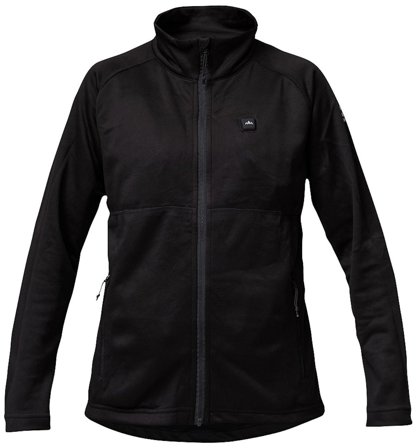 Heat Experience Varmejakke fleece dame Sort L