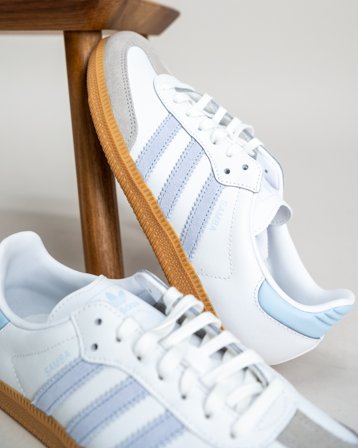 Adidas Originals SAMBA OG J Hvit Sko Gutt - Kids Brand Store