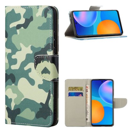 wonderland Samsung Galaxy S21 Plus flip etui - camouflage