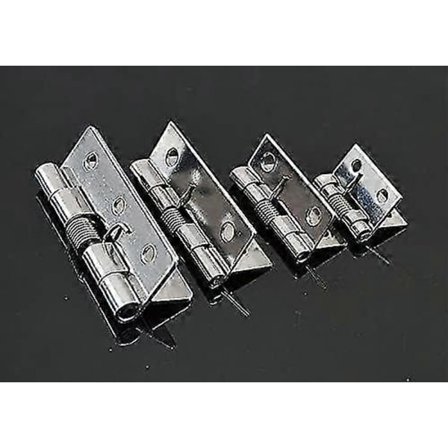 5 st Mini Micro 304 Rostfritt Stål Fjädergångjärn - Automatisk Hårdvara för Skåpdörrar, Garderober och Möbelbeslag[D]