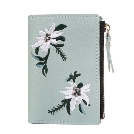 Naisten lompakko Lyhyt lompakko VAALEANVIHREÄ vaaleanvihreä