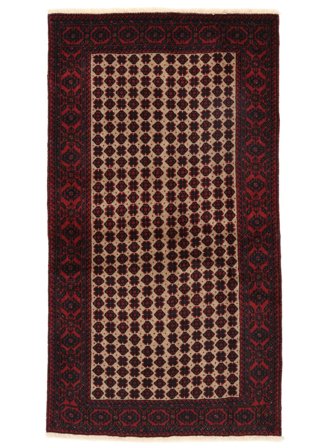 Pequeno Balúchi Tapete 97X175 Lã