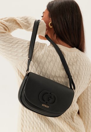 Guess Calebra Convertible Xbody Flap Black Klær