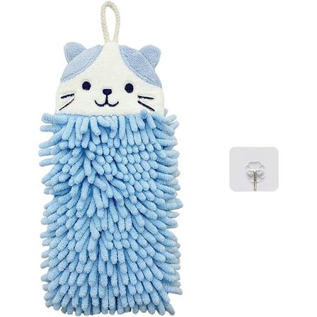 Kök rengöring handduk blå broderi 28*15cm