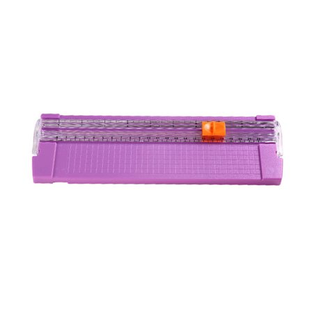 Mini A4-kutter, lilla, med sikkerhet, for standard kutting av papir