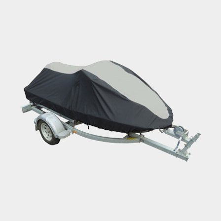 Överdrag vattenskoter Oceansouth Jet Ski Cover, svart / grå, passar 2.5 - 2.9 meter