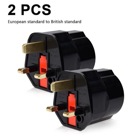Mordely Europeisk standard till brittisk standard kontaktadapter