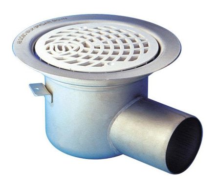 Purus Sigyn 7118071 Gulvafløb 150 x 75 mm, sideudgang, Indendørs afløb