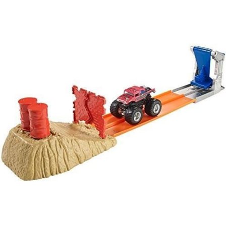 Leikkikalu - HOT WHEELS - MONSTER JAM TIILISEINÄ RIKKOMINEN - 14 x 2.8 x 5 tuumaa - 2.4 unssia - Sekasorti