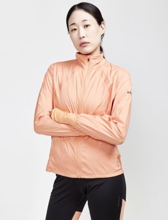 Craft Adv Essence Wind Jacket W - Orange - XL