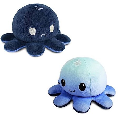 Den originale reversible blæksprutte-bamse | Patenteret design | Dag og nat