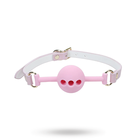 Paris Collection - Silicone Ball Gag - Pink - Vuxen.se - Mouth gag, munkavel