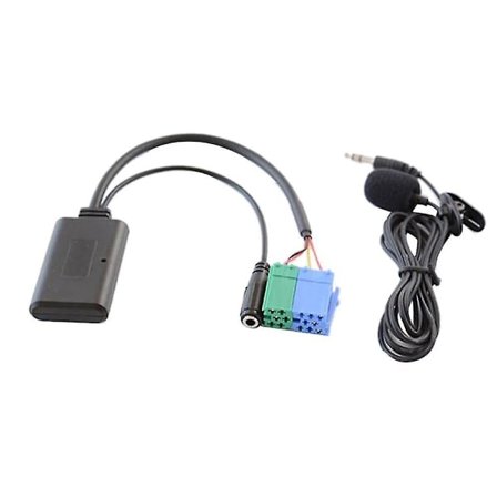 Auton Bluetooth-musiikkiäänikaapeli, handsfree-sovitin Iso Grande Puntolle vuosimallista 2007 alkaen