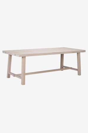 Rowico Home - Matbord Brooklyn, 95x220 cm - Vit - Matbord - Från Homeroom