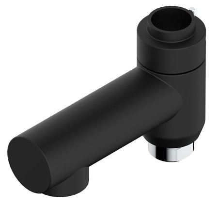 Gustavsberg Nautic GB4165024753 Badekarstut med vridomskifter Svart, Baderom