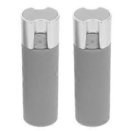 2 stk. Persiennehåndtag Gardiner Snorvægte Træksnor Vedhæng til Vertikale Persienner Rullegardiner Draperinger Vindueslukker Plastik Grå