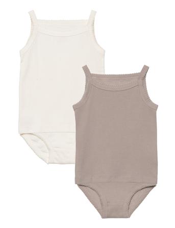 Rib Jersey 2Pack Straptop & Underpants Undertøysett Multi/mønstret Copenhagen Colors*Betinget Tilbud