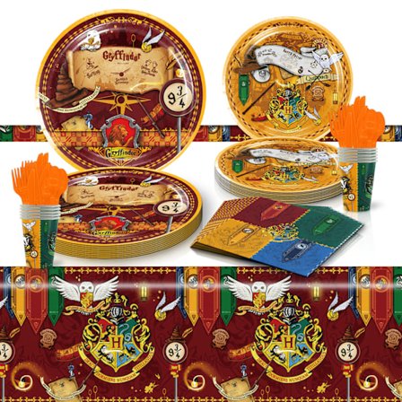 Harry Potter-tema dekorasjonssett for barnebursdag for 10 gjester