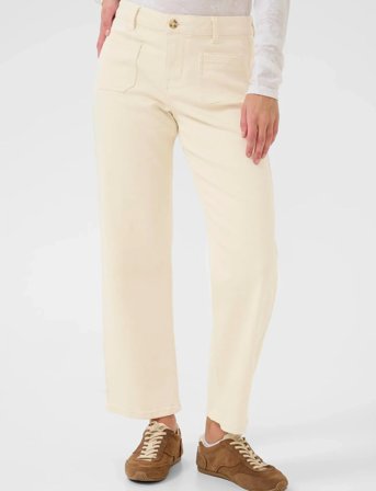 Cream Crnatalia 7/8 Straight Twill - Coco - Cream - 29