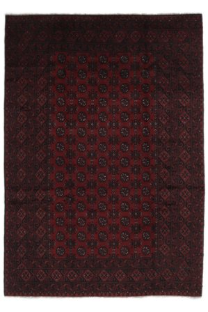 Medaillon Afghan Fine Teppich 202X286 Wolle