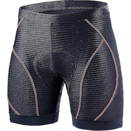 Cykelsortser til mænd 5d gel-fyldte mountainbike shorts med åndbart absorberende design (sort rød)