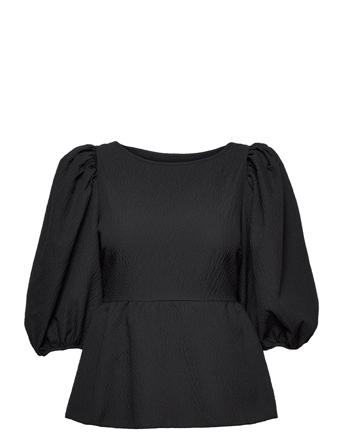 Carrie Blouse Black Notes Du Nord