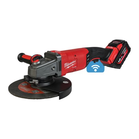 Milwaukee M18 ONEFLAG230XPDB-122C Vinkelslip med batteri och laddare, Elhandverktyg