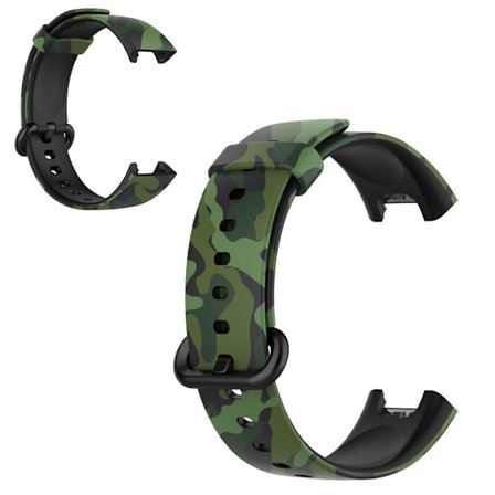 Xiaomi Mi Watch Lite / Redmi Watch colorful pattern silicone watch band - Camouflage Green