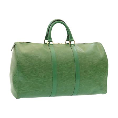 Louis Vuitton Vintage, Pre-owned Keepall 45 Groen, Dames, Maat:ONE Size