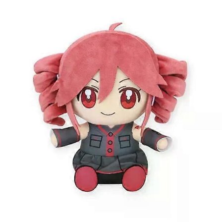 Shibingsheng 20cm Kasane Teto Pehmolelu Pehme Nukke T ytetty Pehmopupu Hahmo Anime Cosplay Sarjakuva Syntym p iv lahja Joululahja Faneille Tyt ille[D]
