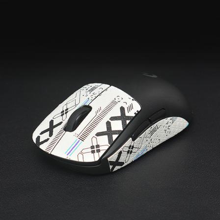 Mouse Grip Tejp Skridsko Handgjord Klistermärke Halkfri Lizard Skin Suc