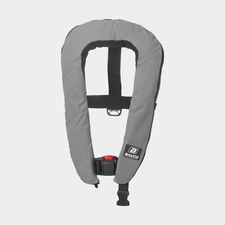 Oppustelig redningsvest Baltic Winner 150N, automatisk, grå + kulsyrepatron 33 gram, 40 - 150 kg