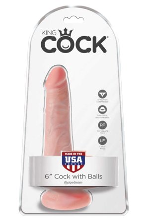 Kjøp Pipedream King Cock Balls 15 cm - Dildo | God pris