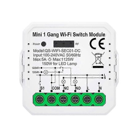Tuya Wifi Smart Switch Modul Med Fjernbetjening Smart Home Diy Breaker Relæ Arbejde For Alexa