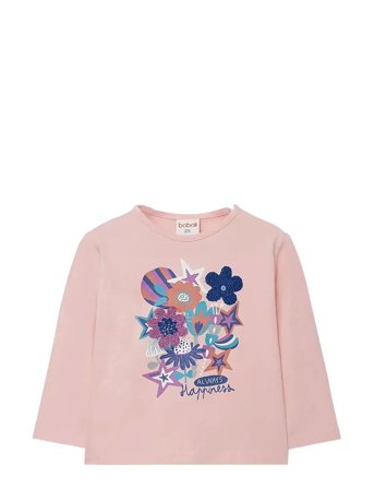 Knit T-Shirt Pink Boboli