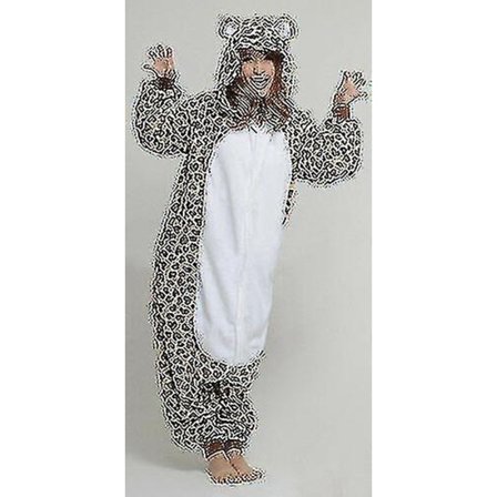 Halloween Unisex Onesie Kigurumi Fancy Dress Kostume Hættetrøjer Pyjamas Sleep Wear-9-1 - Perfect Leopard Bea