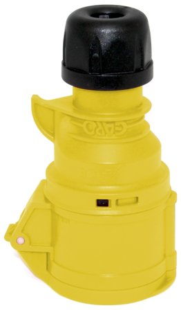 Garo S 416-4 S Skarvuttag IP44, 5-polig, 16A Gul, 4 h, Anslutningsdon & kablar