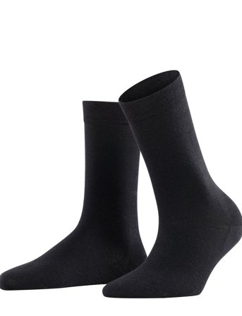 Falke Women Softmerino Pressure-Free Toe - Black - 39-40