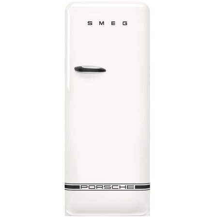 Smeg Porsche Special Edition køleskab med fryser FAB28RDPCW6, Carrara White | KitchenOne
