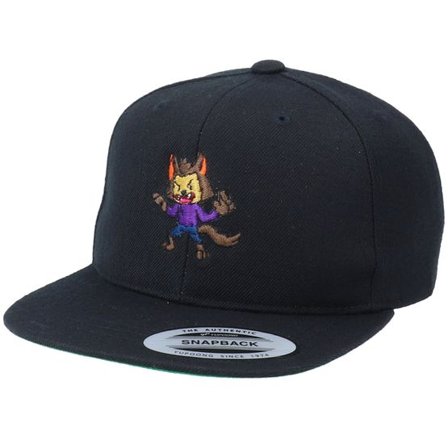 Kiddo Cap - Svart snapback Keps - Kids Werewolf Black Snapback @ Hatstore