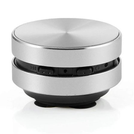 Bärbar Kompatibel Benledningshögtalare Stereoljud Bluetooth-högtalare (Silver)