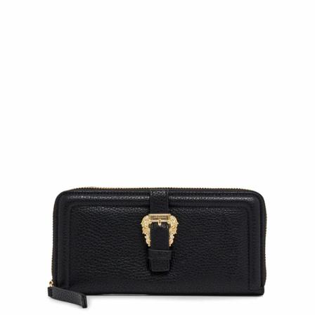 Versace Jeans Couture, Wallets Cardholders Czarny, Kobieta, Rozmiar: ONE Size