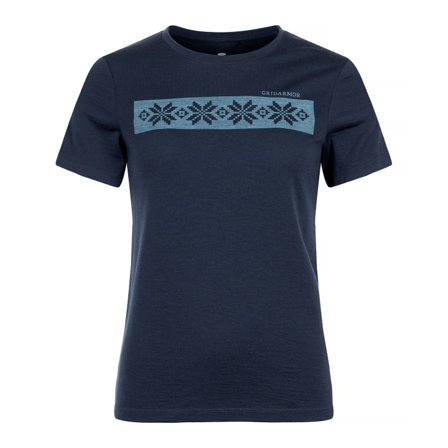 Gridarmor Odda Merino T-shirt Women's Women short-sleeved sweaters Blue L