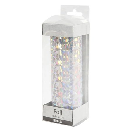 Creativ Company Deco folie Zilver Holografisch