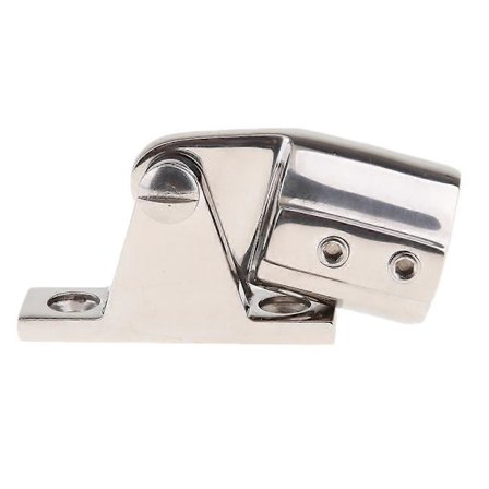 7/8" Silmukkapää Bimini-katoksen putki ja kansikiinnike veneeseen - 316 ruostumaton teräs