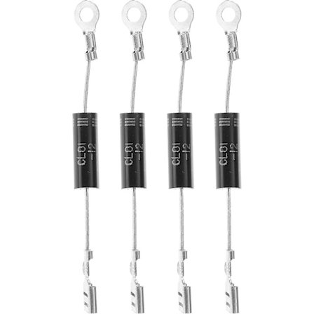 4 kpl Mikroaaltouunin diodit Mikroaaltouunin dioditasasuuntaajat Metalliset suurjännitediodit