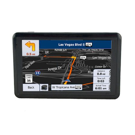 GPS-navigaattori autoille ja kuorma-autoille 5 tuuman 8 Gt GPS