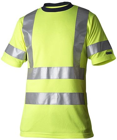 Top Swede 224 T-shirt Bemærk, gul Hi-Vis, gul, Tøj