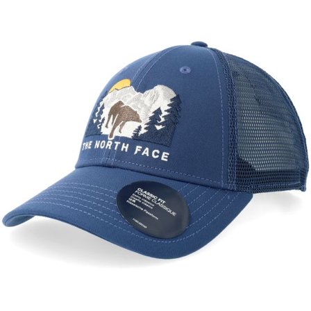 The North Face - Blå trucker Keps - Emb Mudder Shdbu/Bearg Trucker @ Hatstore